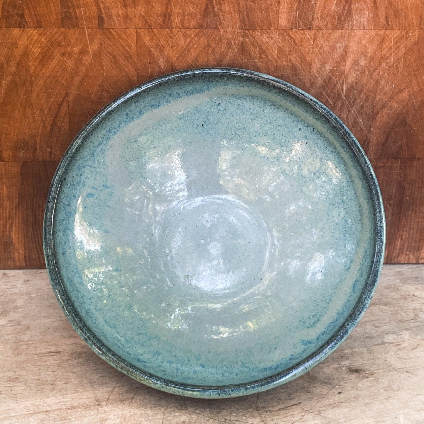 Floating Blue Banded Bowl