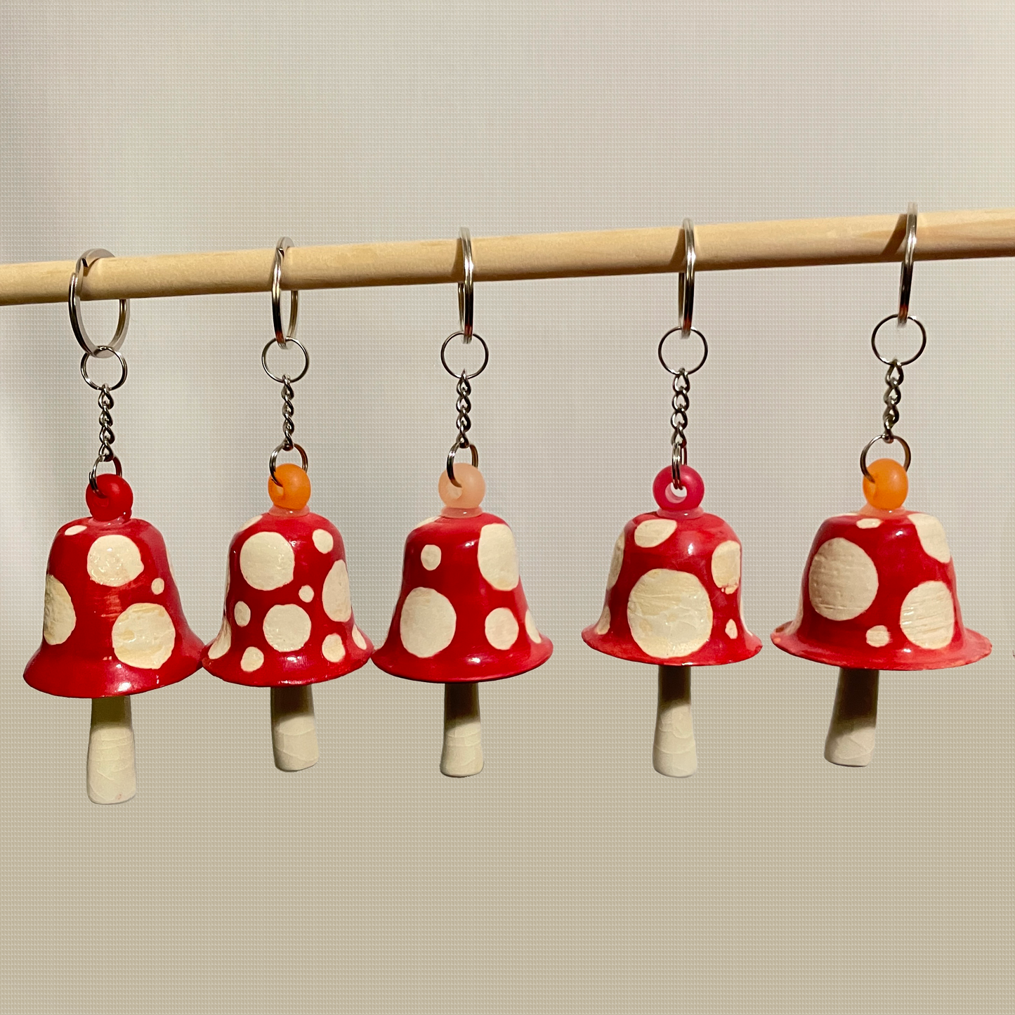 Mushroom Chime Keychains