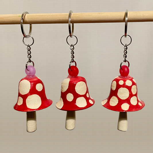 Mushroom Chime Keychains